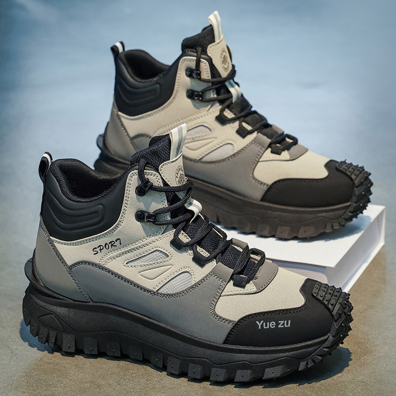 Outdoor Camping Adventures - Botas altas para hombre, con forro