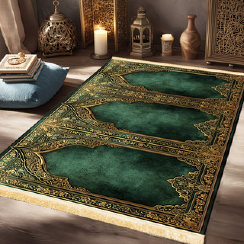 Outdoor Camping Rug Waterproof - Alfombra de Oración Islámica de Lujo