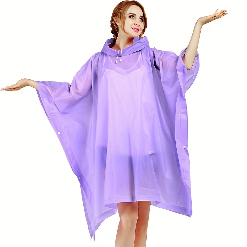 Ponchos de lluvia para adultos - Camping Rain Poncho reseña y precio