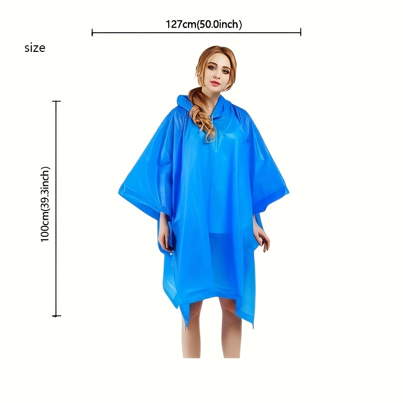 Ponchos de lluvia para adultos - Camping Rain Poncho reseña y precio