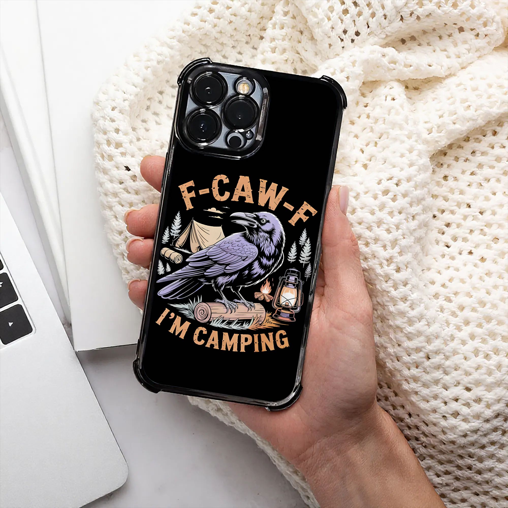 Divertida Funda para Teléfono  - Outdoor Camping Adventures reseña y precio