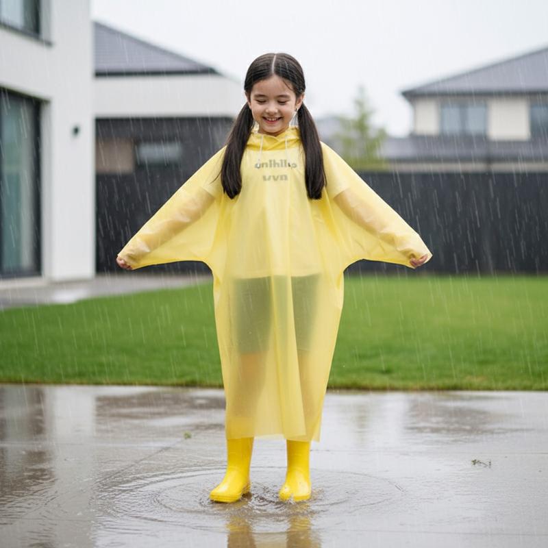 Impermeable Desechable para Ni - Camping Rain Poncho reseña y precio