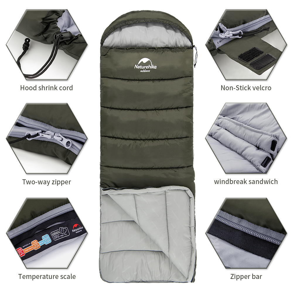 Naturehike-saco de dormir port - Ultralight Sleeping Bag reseña y precio