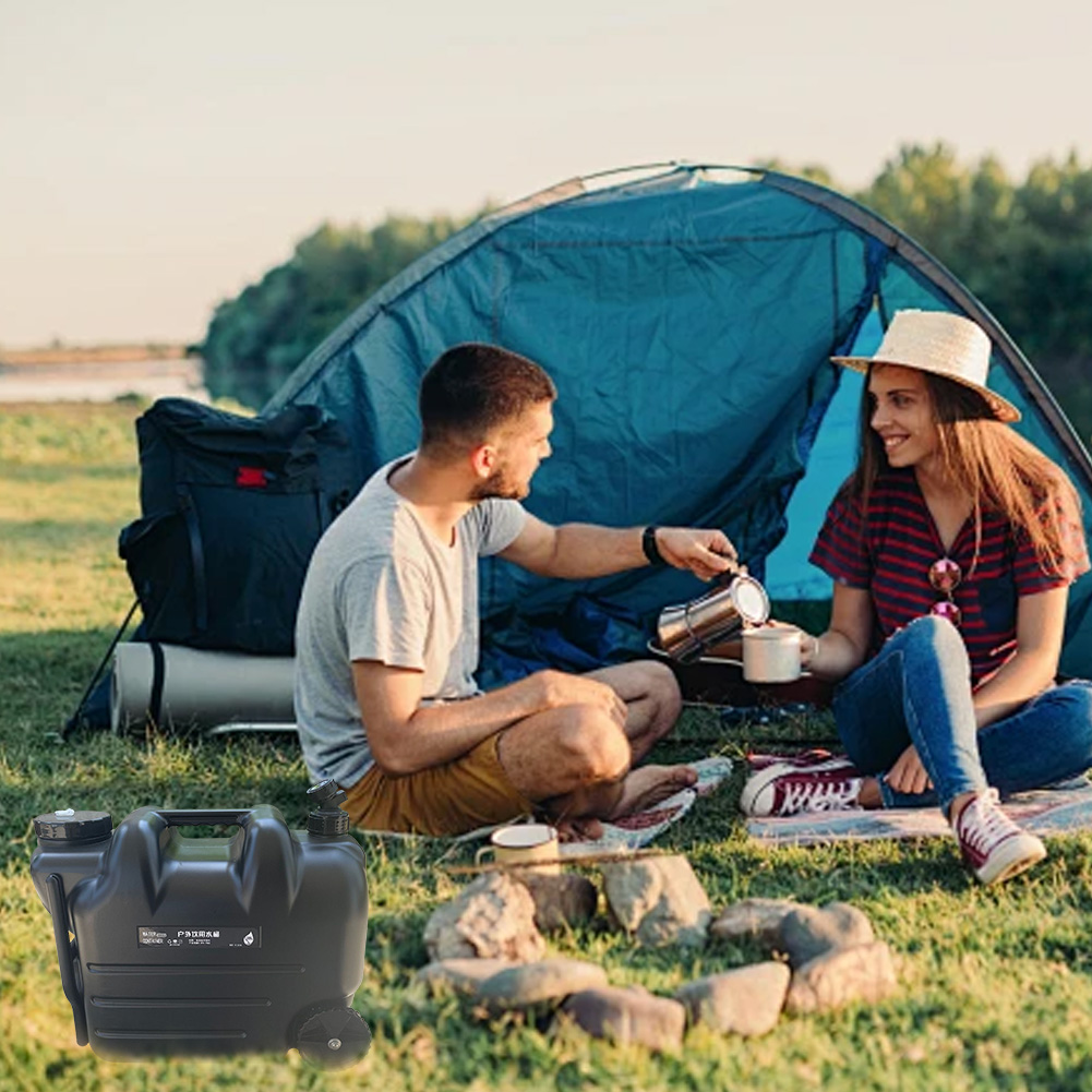 Cubo portátil para acampar al  - Outdoor Camping Water Tank reseña y precio