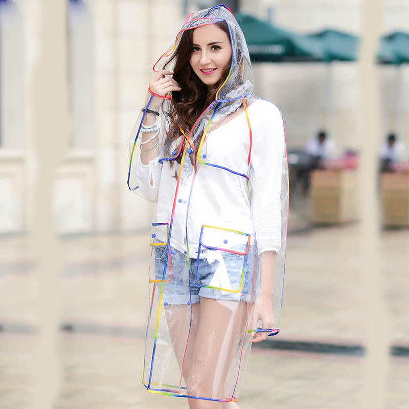 Chubasquero transparente con b - Camping Rain Poncho reseña y precio