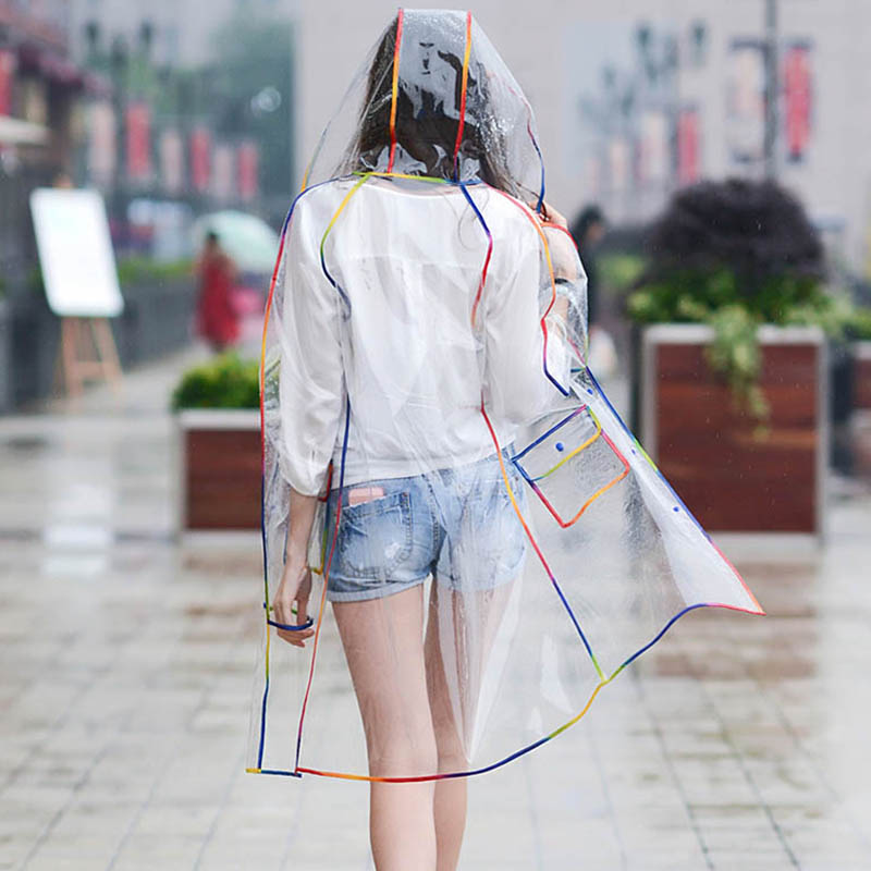 Chubasquero transparente con b - Camping Rain Poncho reseña y precio