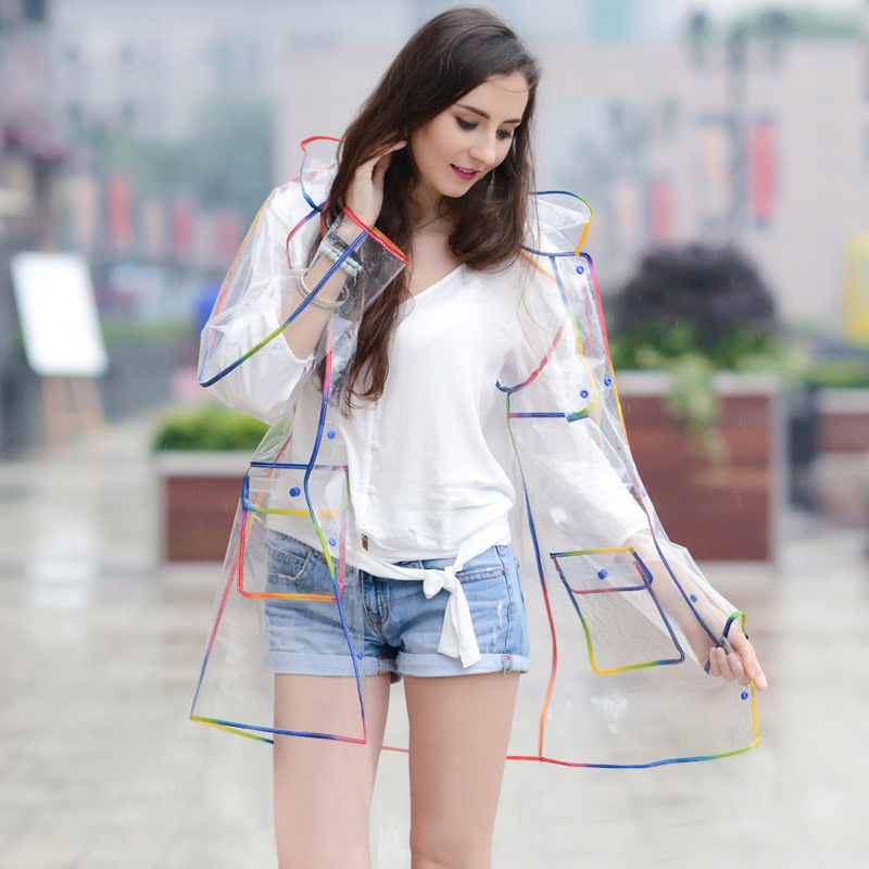 Chubasquero transparente con b - Camping Rain Poncho reseña y precio