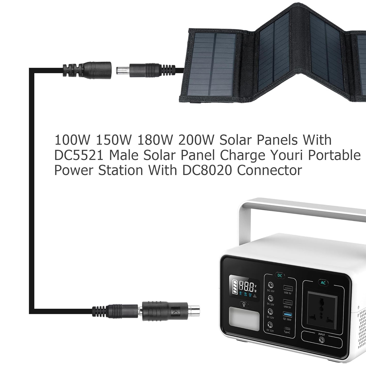 Adaptador Convertidor de Corri - Portable Power Station reseña y precio