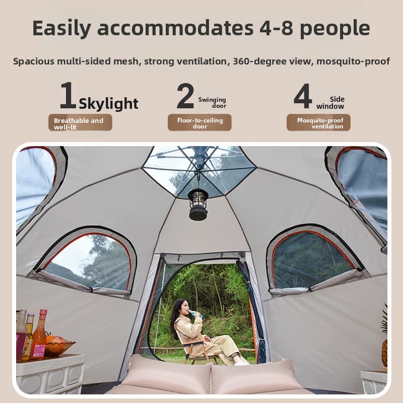Carpa de Camping Portátil para - Camping Zelt Outdoor reseña y precio