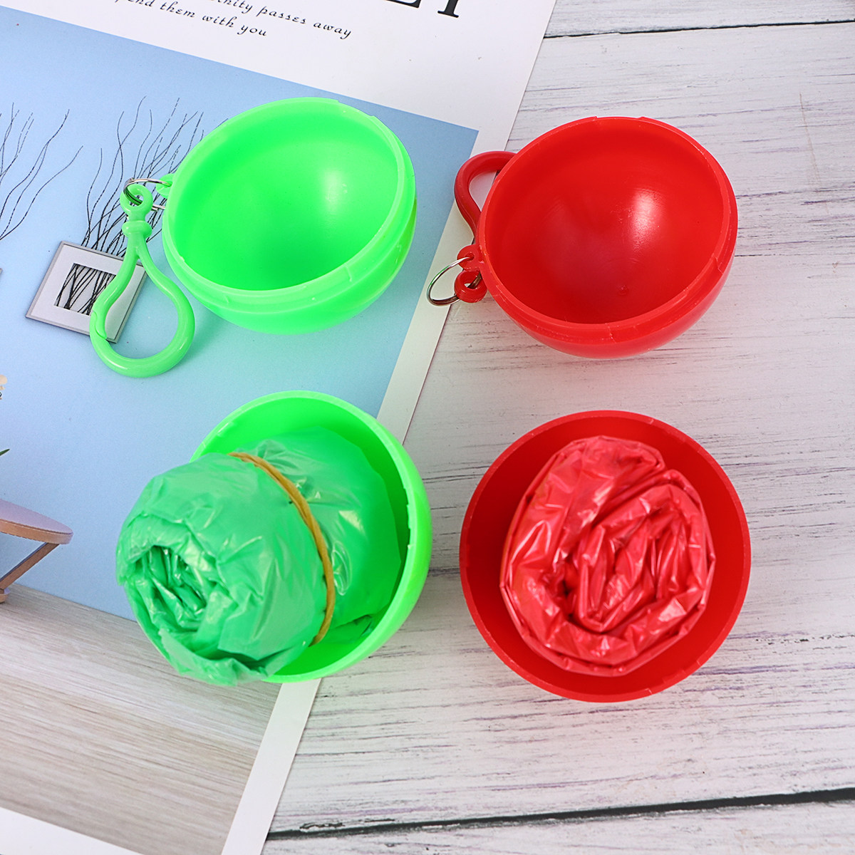 4 piezas de ponchos impermeabl - Camping Rain Poncho reseña y precio
