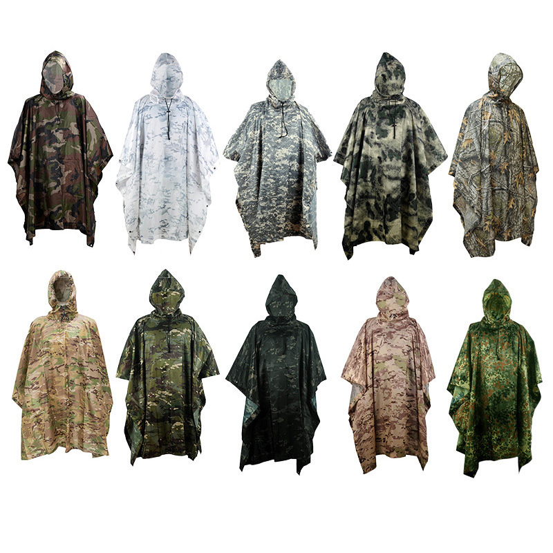 Impermeable 3 en 1, cubierta p - Camping Rain Poncho reseña y precio