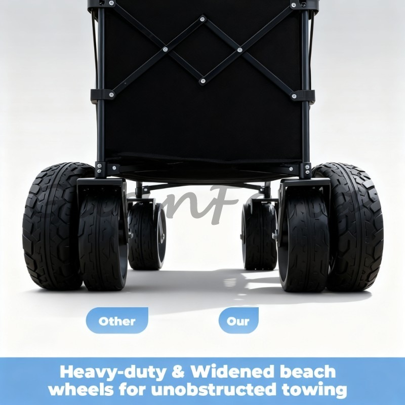 Vagoneta Plegable Versátil con - Outdoor Camping Vehicle Wagon reseña y precio