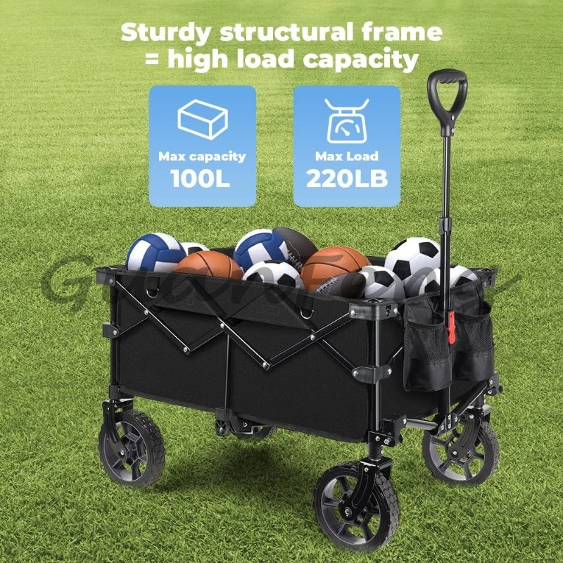 Vagoneta Plegable Versátil con - Outdoor Camping Vehicle Wagon reseña y precio
