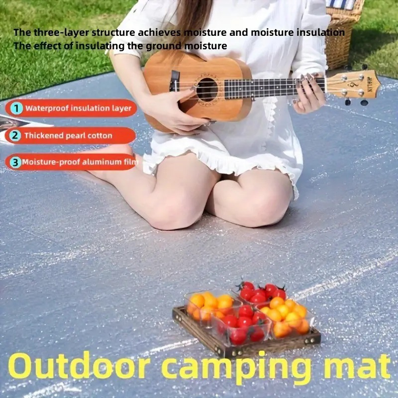 Estera de Camping, manta de pa - Outdoor Camping Rug Waterproof reseña y precio