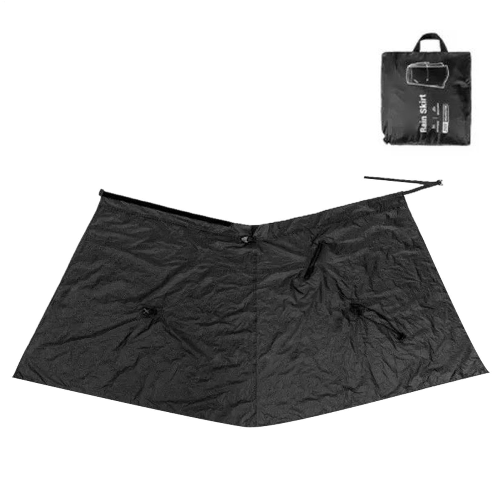 Falda Impermeable Ligera y Ple - Camping Rain Poncho reseña y precio