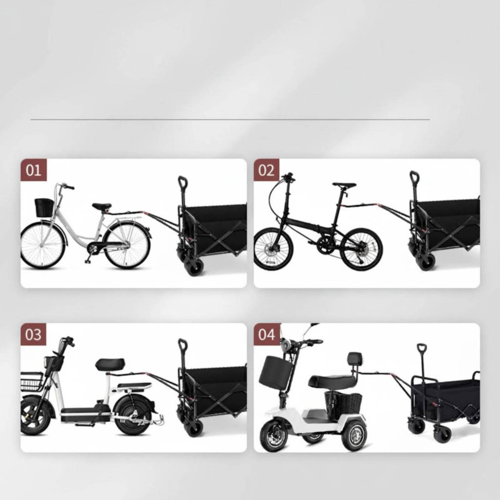 Barra de Remolque Ligera para  - Outdoor Camping Vehicle Wagon reseña y precio