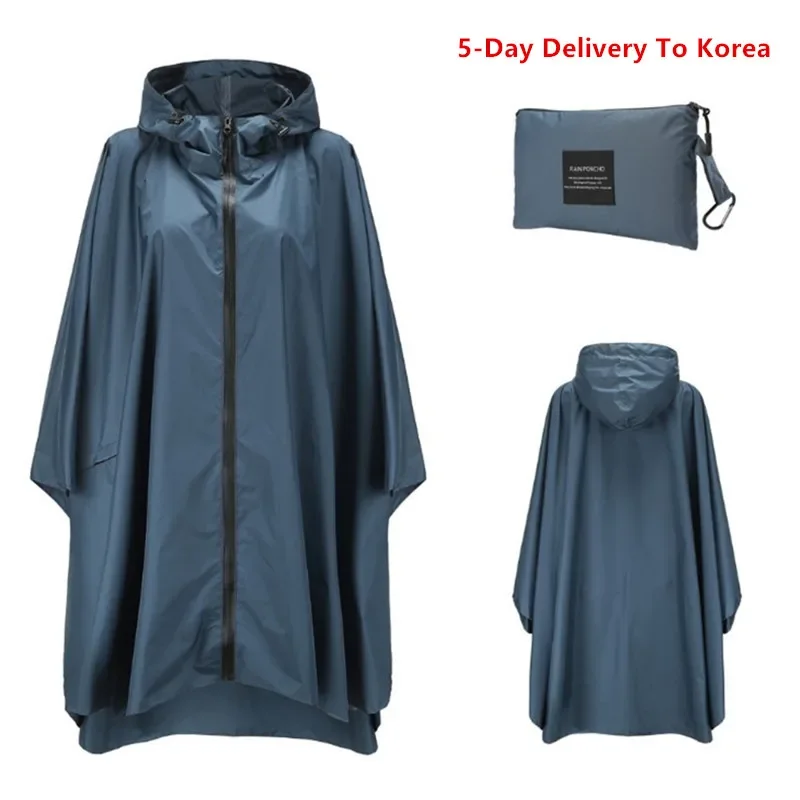 Chubasquero de nailon para mot - Camping Rain Poncho reseña y precio