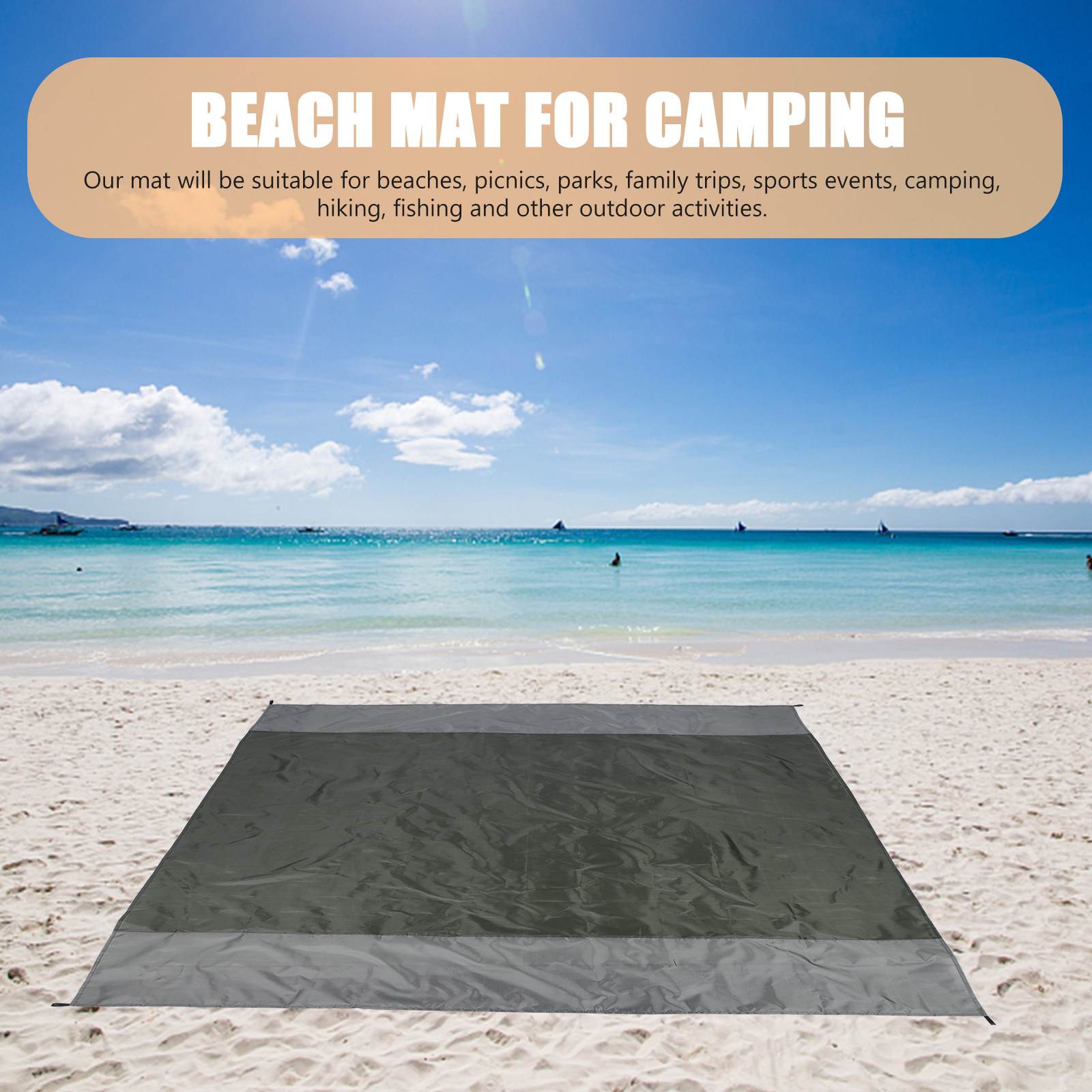 1 Juego de mantas plegables im - Outdoor Camping Rug Waterproof reseña y precio
