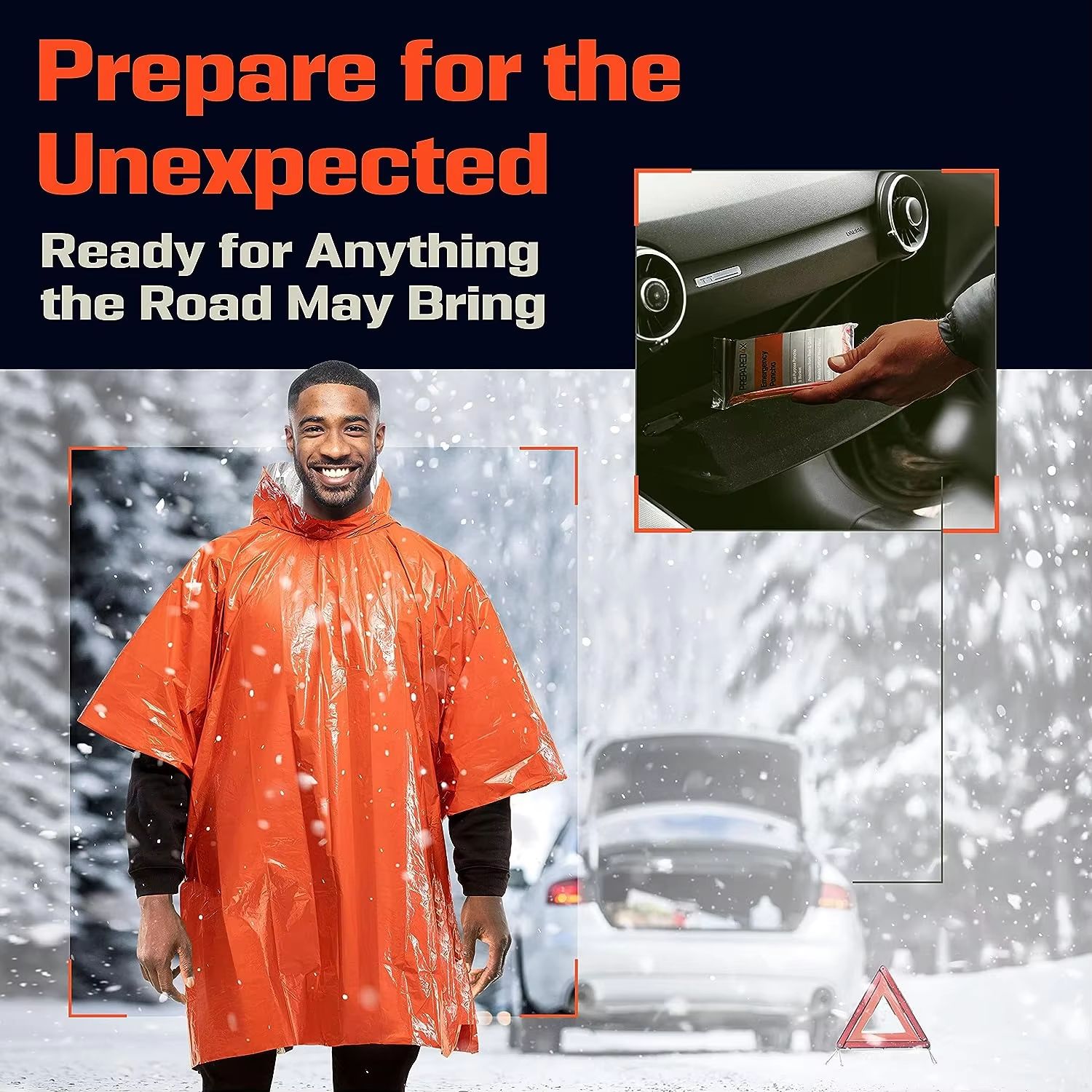 Poncho de Emergencia para Lluv - Camping Rain Poncho reseña y precio