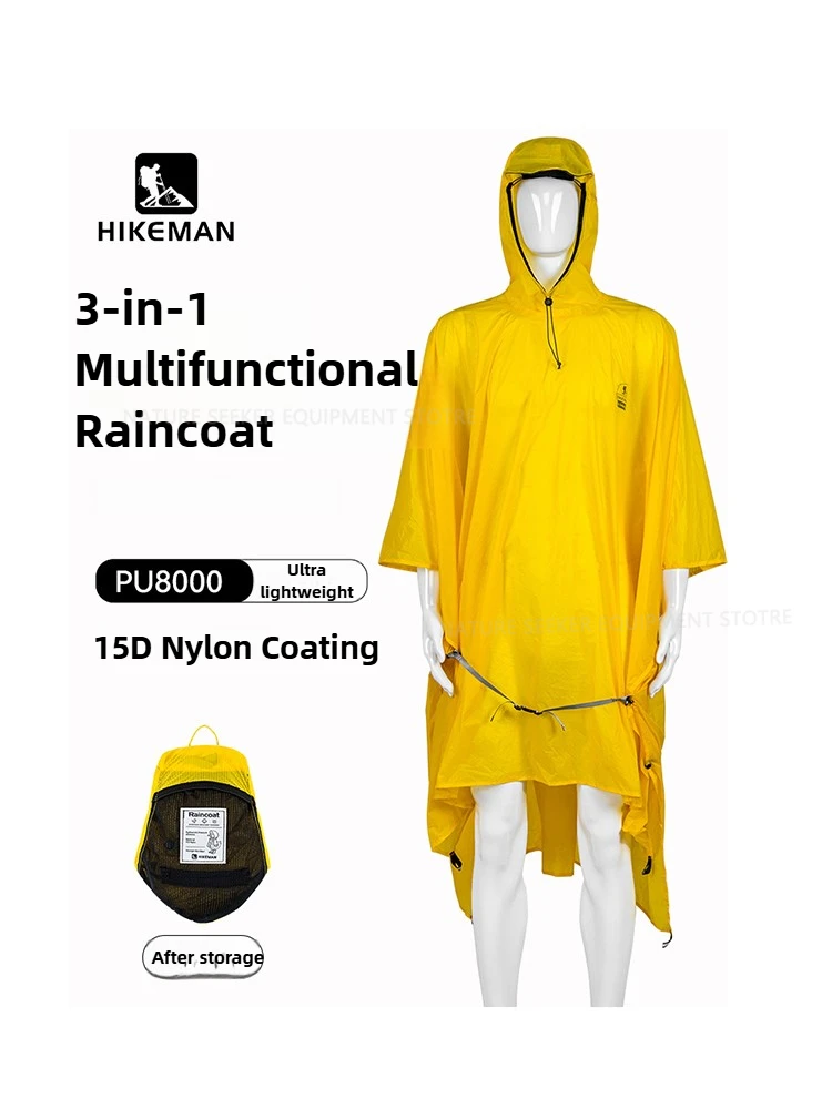 Chubasquero 15D/210T, Poncho i - Camping Rain Poncho reseña y precio